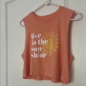 Spiritual Gangster Sunshine Callie Crop Tank